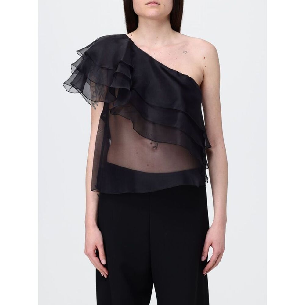 H Couture Women Silk One-Shoulder Top H Couture